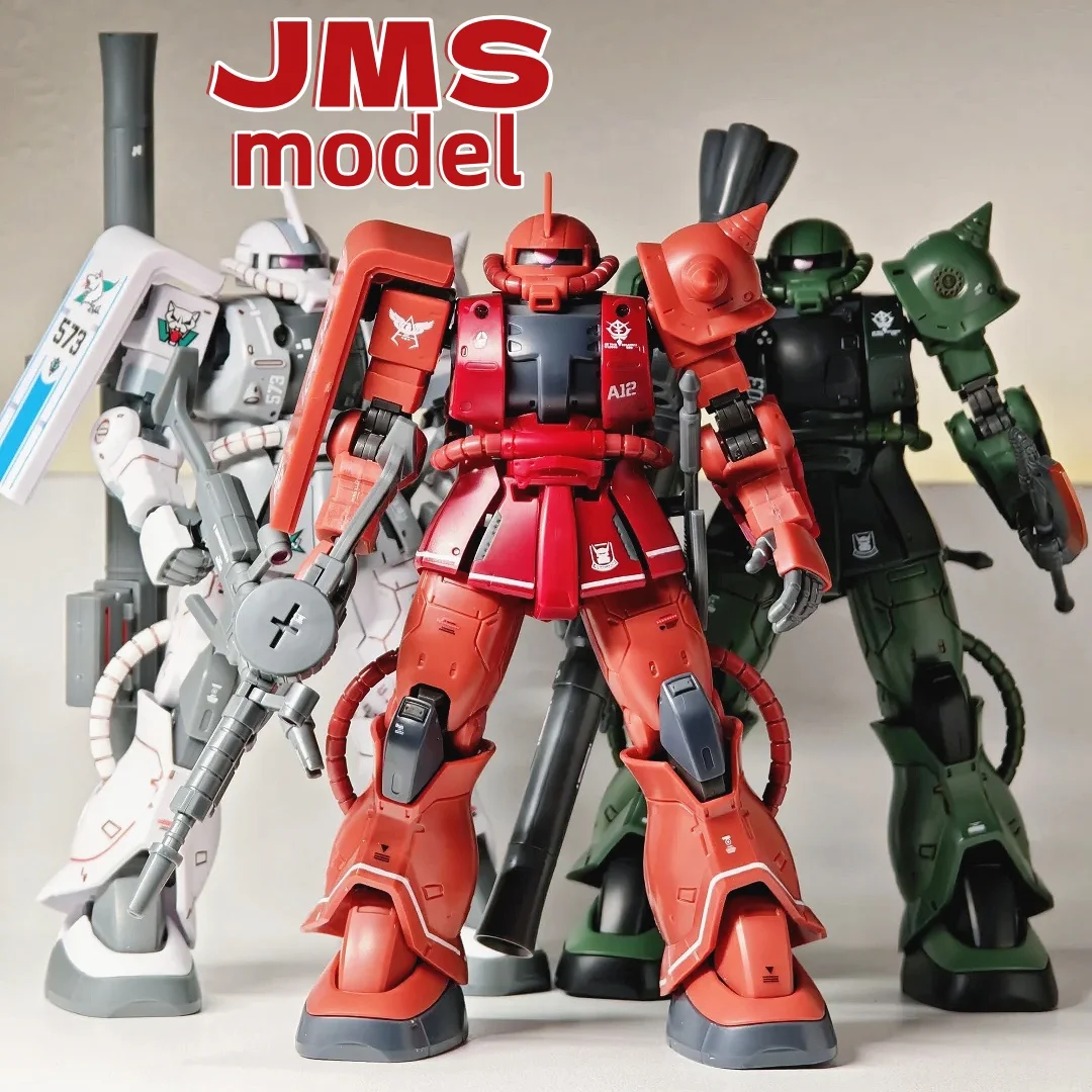 

Jms Model Sets Zaku Half Cannon Hg 1/144 Red White Desert Color Green Sets Assembly Model Kit Robot Action Figures For Toy Gifts