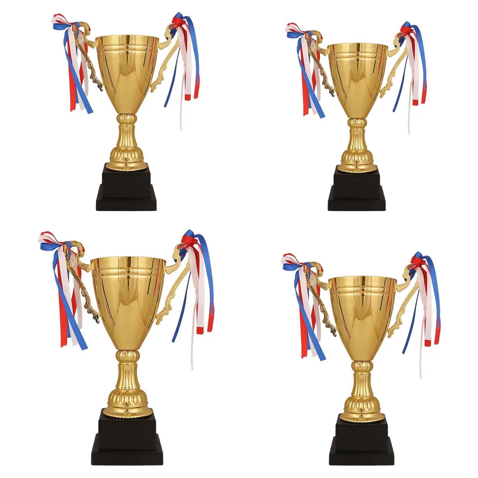 

Golden Trophy Cup Metal Gold Award for Tournaments Gift Sports Championships Children Competition Rewarding Football Soccer