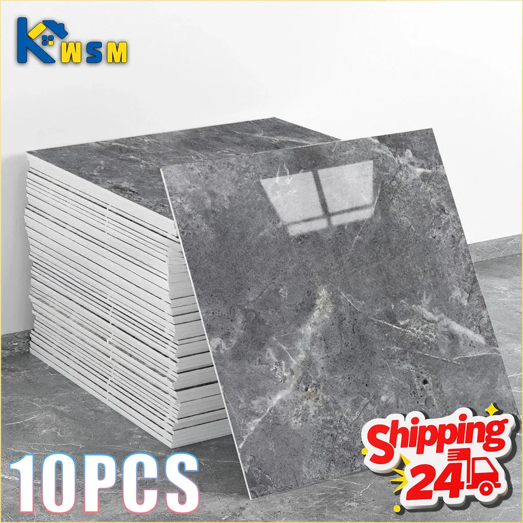 10PCS 30X30CM Self Adhesive Faux Tile Wallpaper Waterproof Oil Proof Moisture Proof for Kitchen Backsplash Countertop Wall Decor