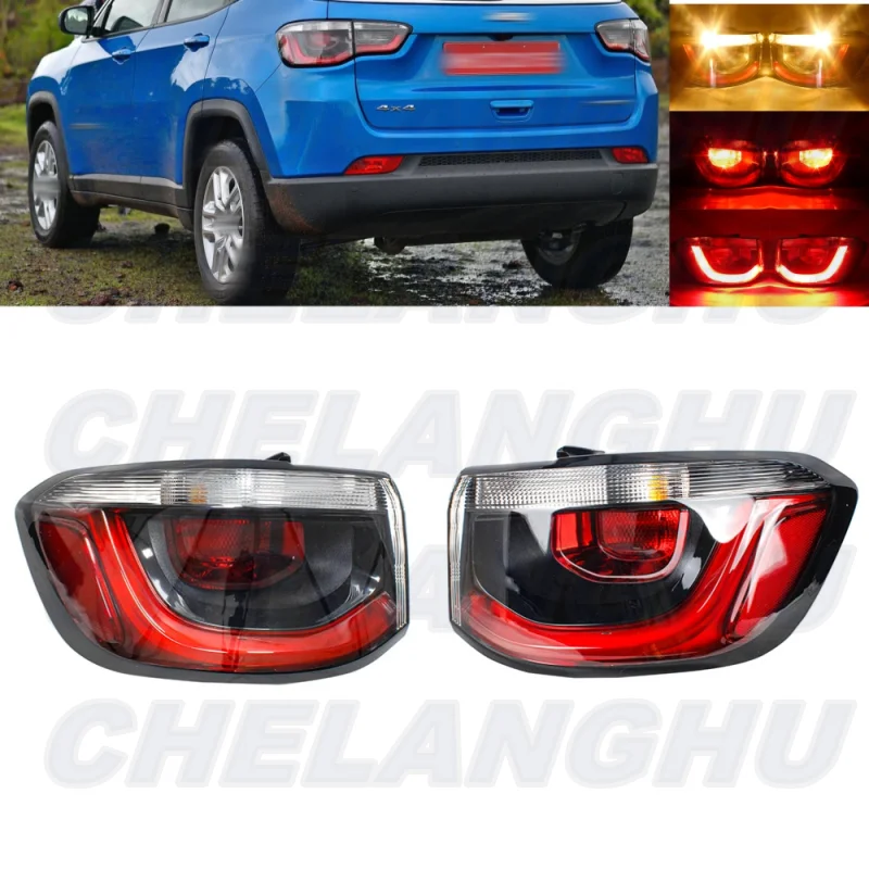 For Jeep Compass 2017 2018 2019 2020 2021 Pair L+R Outer Tail Light Rear Lamp Car accessories 55112839AC 55112838AC