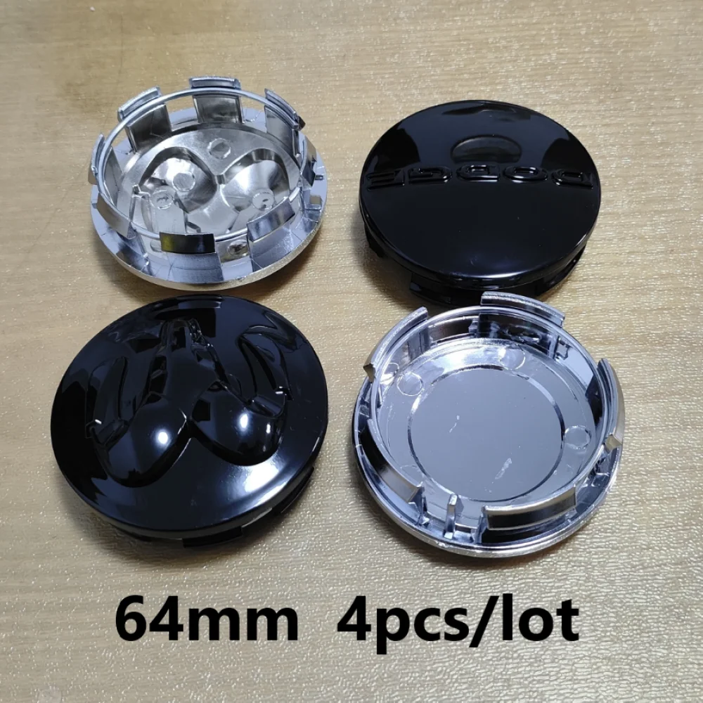 

4pcs 54/64mm Wheel Center Hub Caps For Dodge car Journey Caliber Durango Caravan Challenger Chrysler 300 Car hubcap Accessories