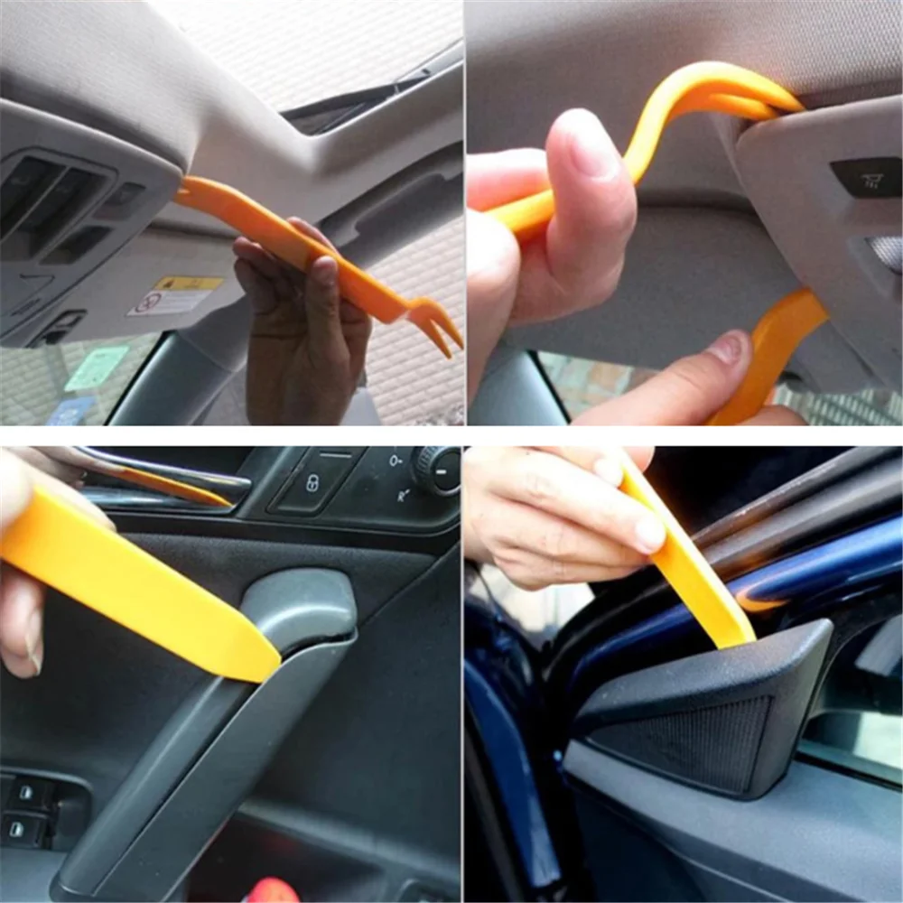 Car interior removal card board tool for renault clio 4 mercedes w204 amg opel insignia kia picanto passat b6 vw polo 6r