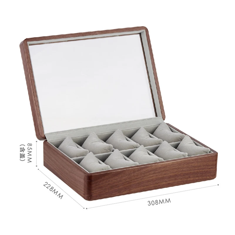 Luxury Solid Wood Watch Boxes Storage Organizer Box 20 Slots Mechanical Watch Storage Display Box Watch Box case wood Gift ideas