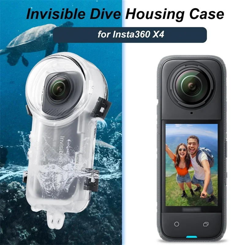 for Insta360 X4 Accessories Dive Case Selfie Stick Storage Bag Lens Cover Screen Protector Hand Wrist Strap Battery Charge Box