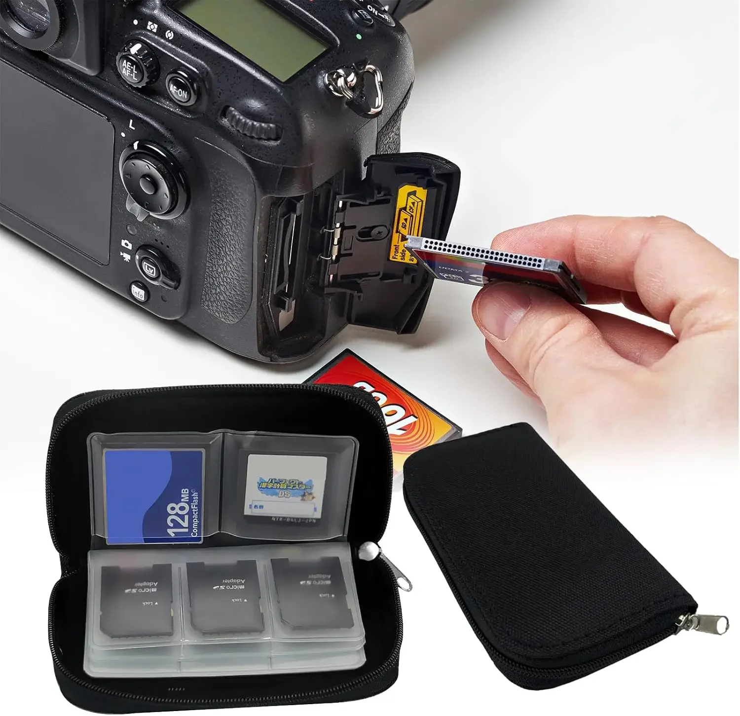 

22 in 1 Game Memory Card Storage Bag Carrying Case Holder for CF/SD/Micro SD/SDHC/MS/DS Memory Card Collect Box