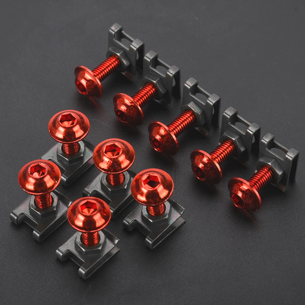 6MM Fairing Body Work Bolt Kit Screw Spire Speed Fastener Clip Nut  For DUCATI DIAVEL 1200 1260s XDiavel S Diavel 1260 ALL YEARS