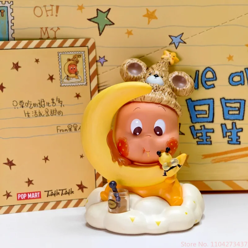 POP MART We Are Twinkle Twinkle Series Blind Box Pvc/Abs Anime Figure Cute Desktop Trendy toy Ornament Collection Festival Gifts