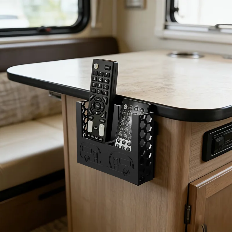 

RV Specific Remote Control Storage Rack Wall Cabinet Installation Shelf Anti Shake Storage Box Motorhome Interior Accessories