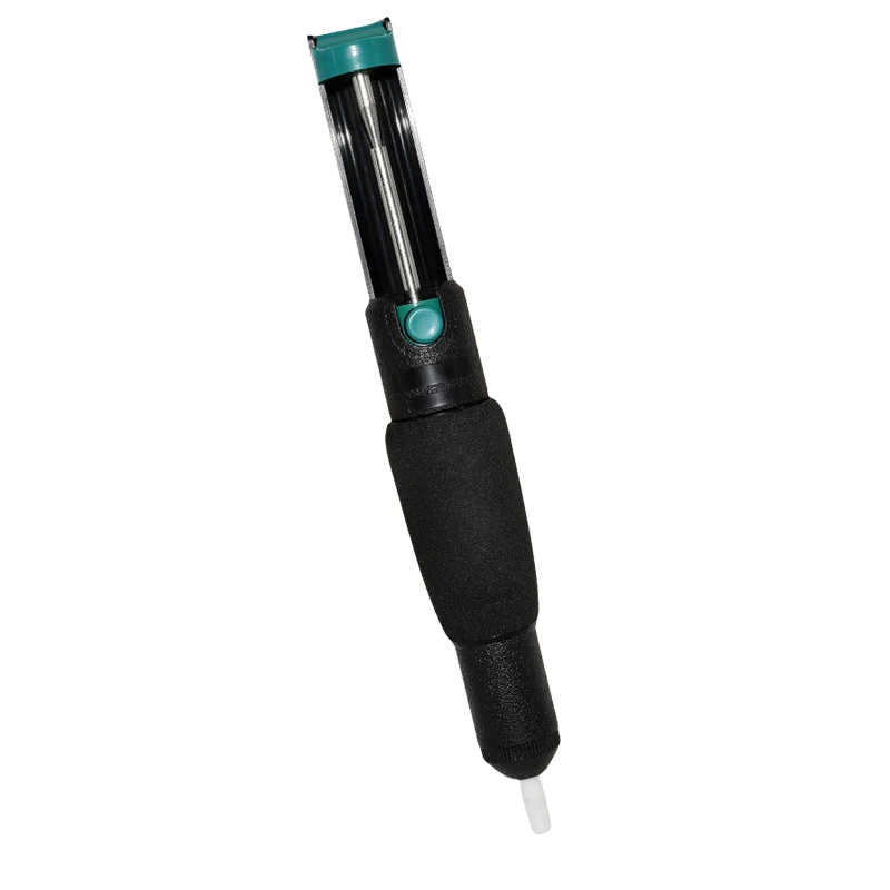 1PC Soft Handle Antiskid Tin Suction Device Automatic Rebound  Suction Gun Soldering Sucker Pen Hand Welding Tools Suction Pump
