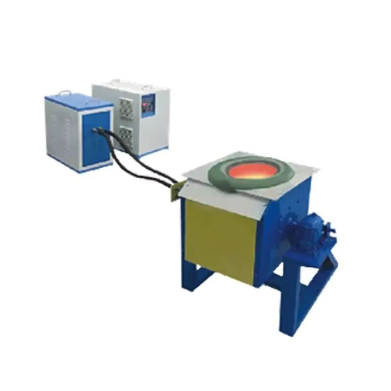 Small Medium Frequency Induction Melting Furnace for Scrap Copper Brass Metal Casting Equipment