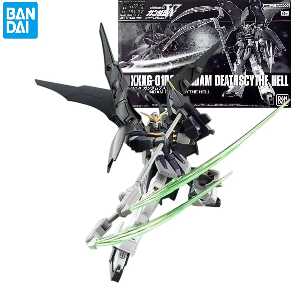 

Bandai Original Model Kit HGUC 1/144 GUNDAM DEATHSCYTHE HELL Anime Action Figure Assembly Model Toy for Boys Gifts Ornaments
