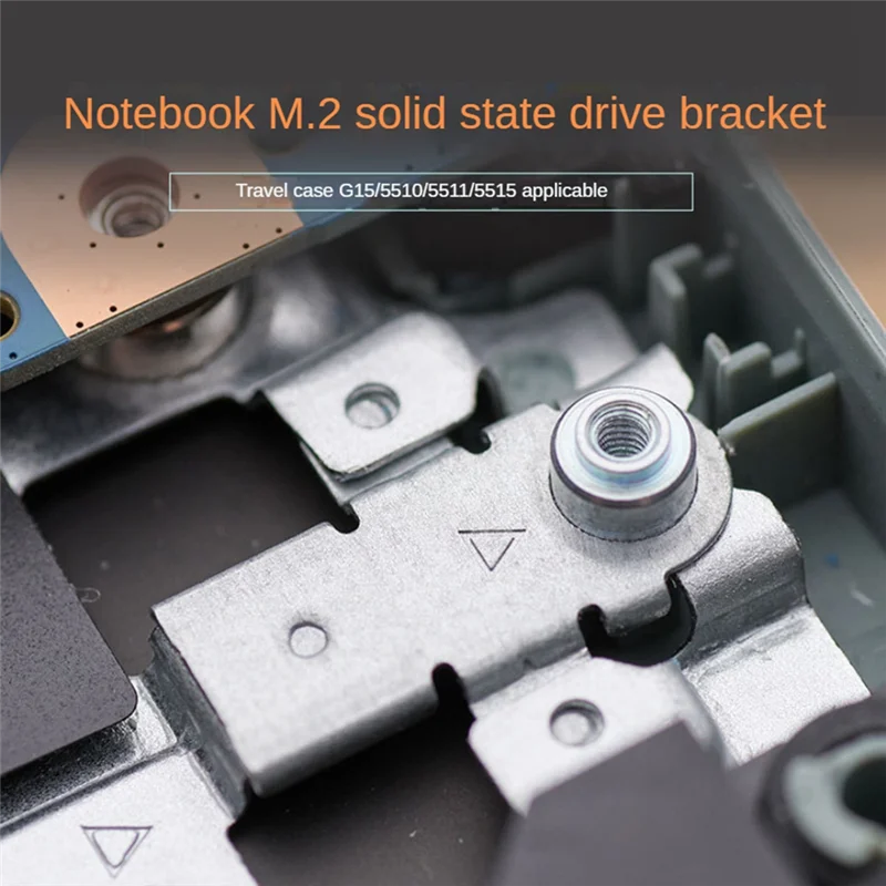 

A19E-M.2 2280 SSD Hard Drive Heatsink Cover With Mounting Bracket For DELL G15 5510 5511 5515 Gaming Laptop