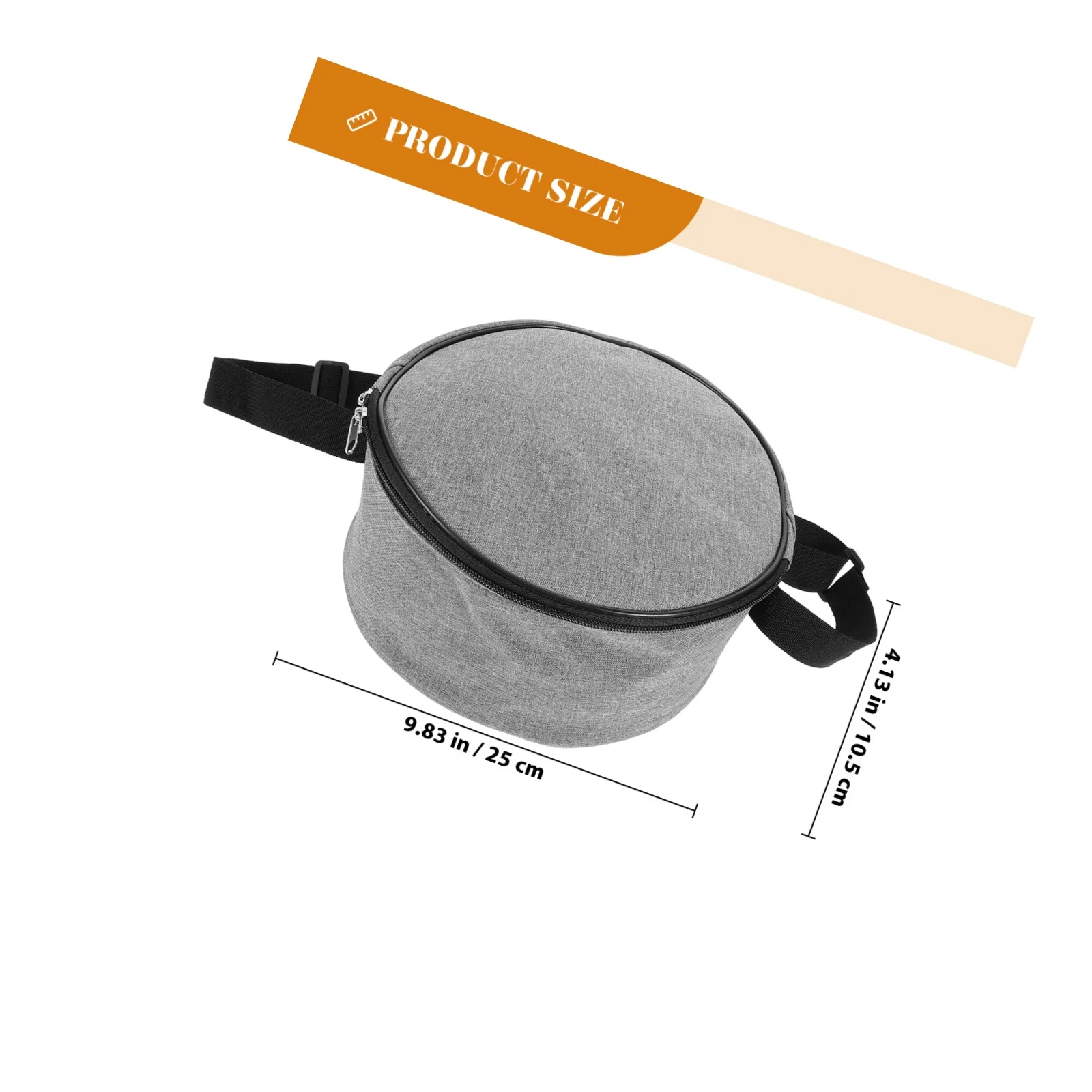 Portable Golf Bag Exquisite Polyester Material Long Service Life Quick Access to Flying Discs Multi-Functional Practical Storage