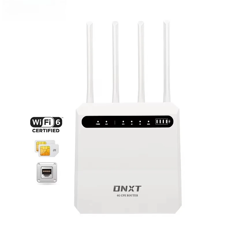 4g WiFi Router With Sim Card Slot 4 Antenna Home Enterprise Router Modem Portable WiFi Pocket 4G Lte Modem Broadband