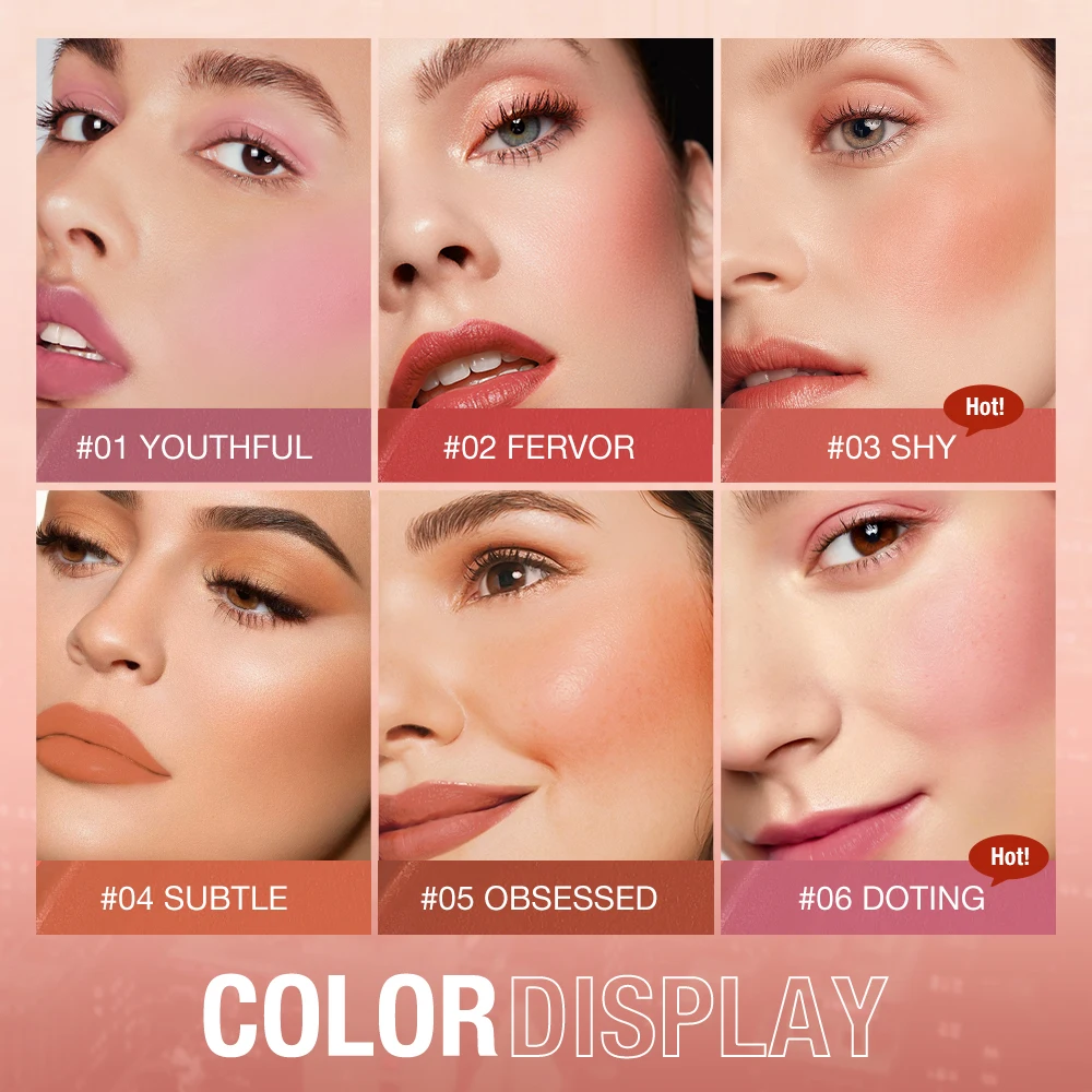O.TW O.O-Rouge à lèvres waterproof 256 avec Kendmer, longue durée, pour joues, yeux, maquillage pour femmes