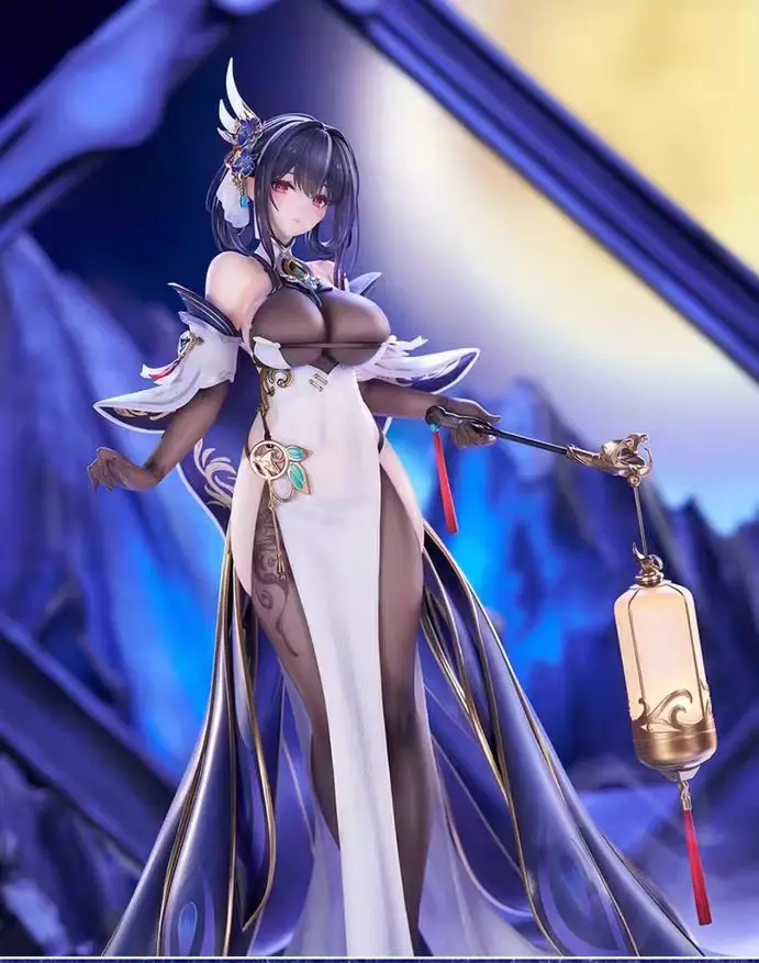 الشكل تشن هاي لعبة مجسمة Azur Lane لعبة شخصية النحت عمل أنيمي الكرتون تحصيل تمثال تمثال #5