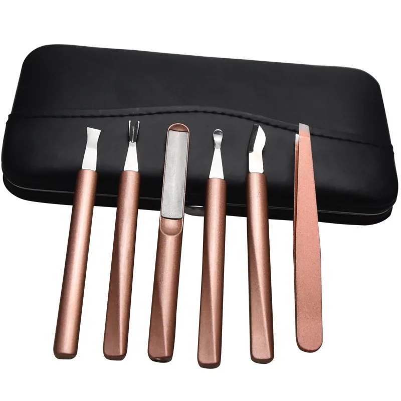 Fashion Manicure Pedicure Set with Case Nails Clipper Kit Stainless Steel Travel Home Nail Care Tools 11pcs