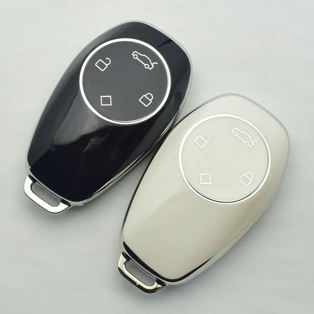 TPU Car Key Cover Smart Remote Control Fobs Shell Case Protector Auto Accessories For Leapmotor Leap C11 T03 S01 2021 2022 2023