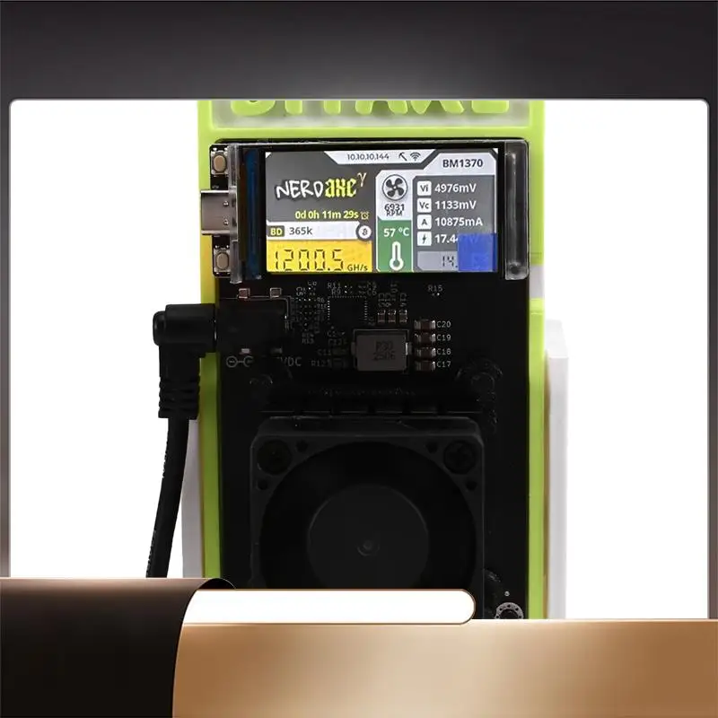 

X64A-Bitaxe Gamma 601 Nerdaxe 1200GH/S 18-22W BTC Solo Miner Open Source BM1370 Asic Chip From Antminer S21 Pro Miner