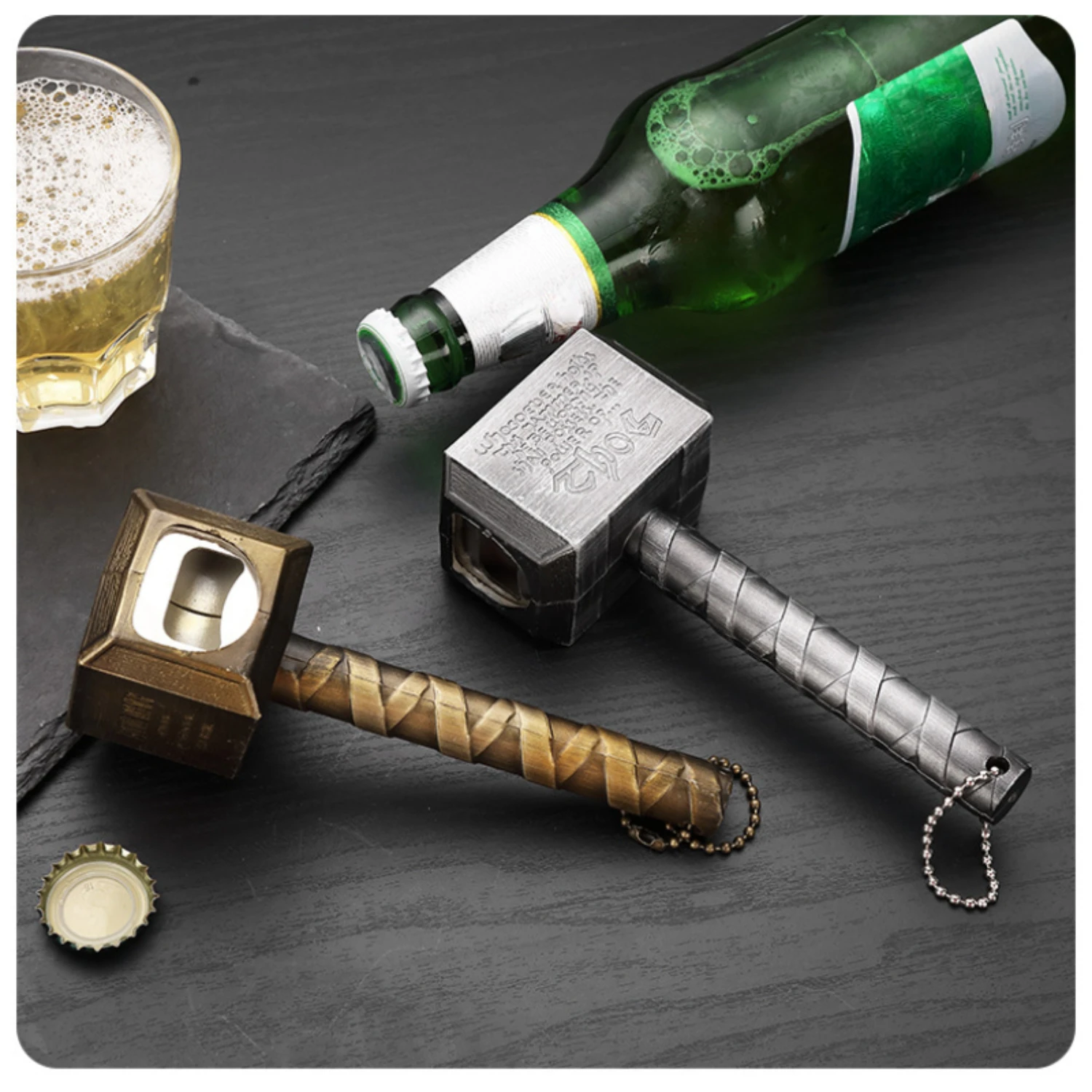 ค้อนที่เปิดขวด, ที่เปิดขวดเบียร์, ค้อนของที่เปิดขวดเบียร์