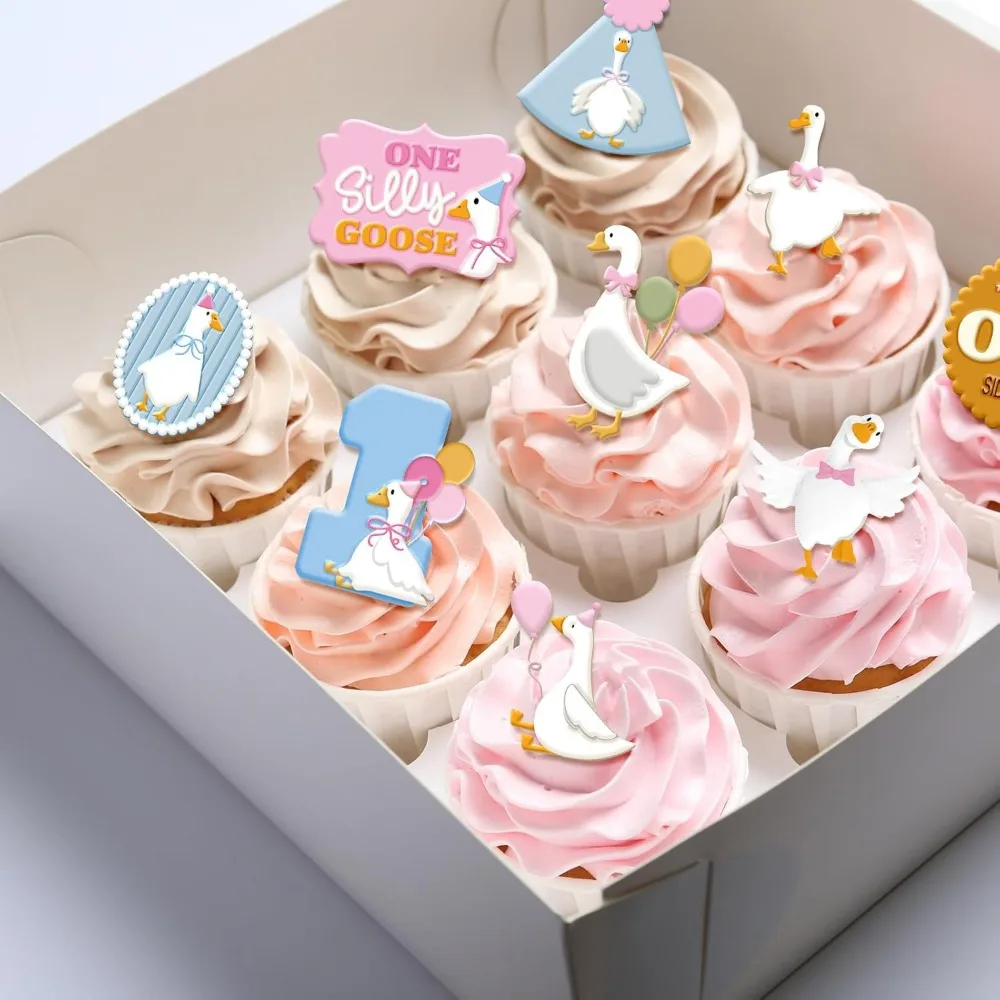 Een domme gans verjaardag fondant mallen grappige domme gans siliconen mallen chocolade snoep mal voor keuken ambachten bakken eerste bi