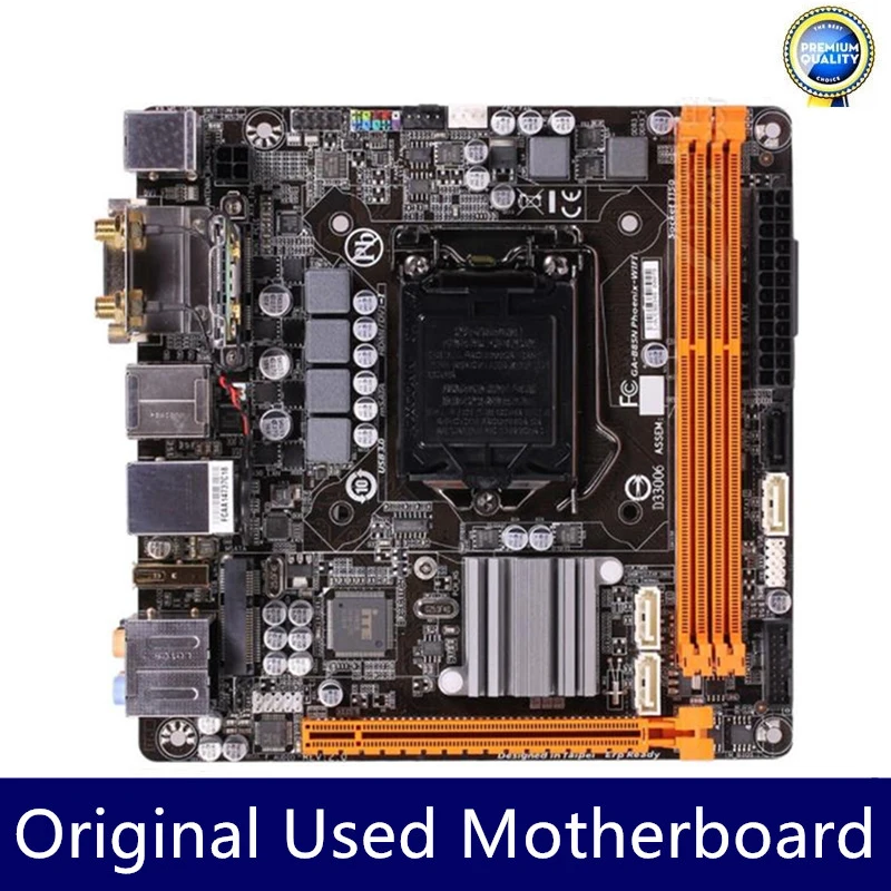 

For Intel Used GA-B85N Phoenix-WIFI B85N Phoenix-WIFI motherboard B85 Socket LGA 1150 DDR3 16GB SATA III Desktop motherboard