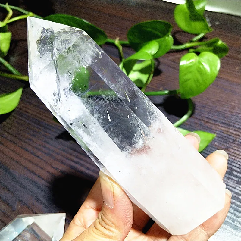 100% Natural Quartz Crystal Tower Wand Point Spiritual Healing Crystals Chakra Energy Healing Home Feng Shui Ornaments