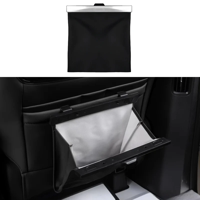 

Auto Garbage Bag Fit for Xpeng X9 2024 2025 Modified Car Seat Rear Magnetic Suction Original Car Color Garbage Bag Accessories