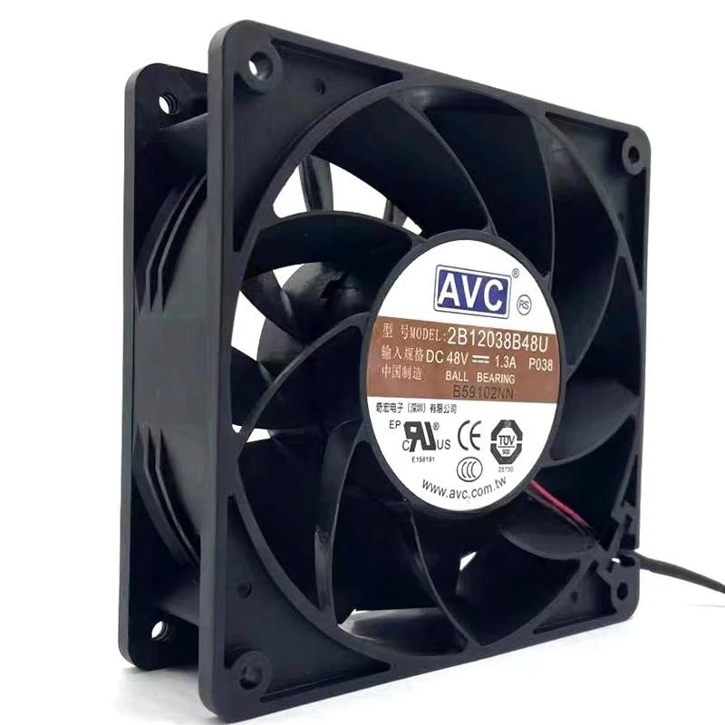 New original AVC 12CM 12038 48V1.3A Industrial cooling fan 2B12038B48U 120mm*120mm*38mm