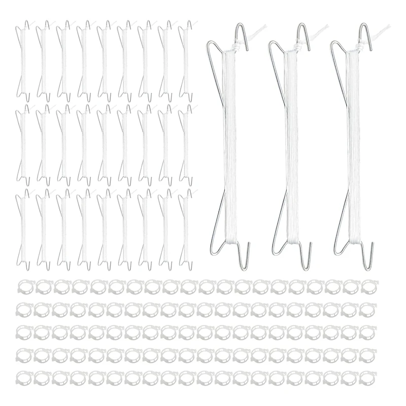 

Tomato Hooks Plant Support Clips With String, Tomato Support Hook For Climbing Plants