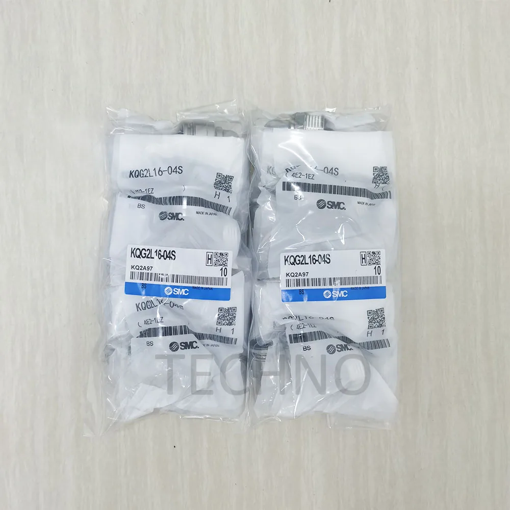 SMC Plugs Pneumatic Fittings KQG2L16-04S 4E2-1EZ Aerospace Petrochemical Power Industry SS316