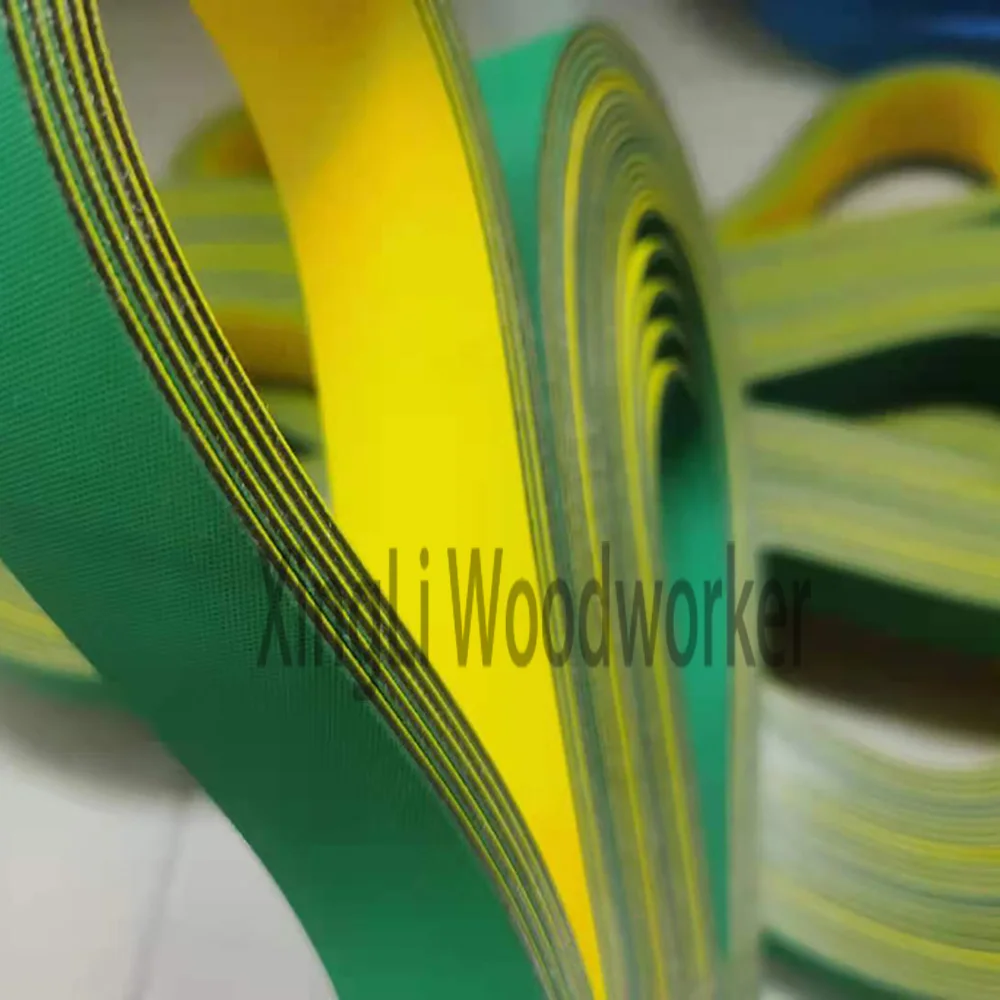 (Support Customization)Green elastic belt, Flat belt, Transmission belt