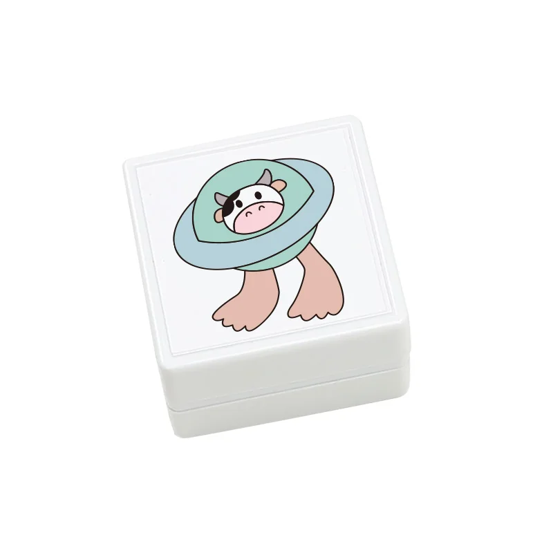 Cute cartoon pattern stamp Shanhaijing stick man tung set for children gift