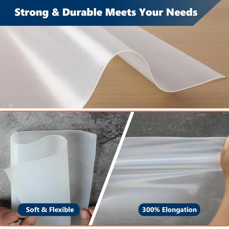 Translucent Quality Silicone Rubber Sheet High Temperature Resistance Silicone Gasket No Peculiar Smell Silicone Rubber Plate