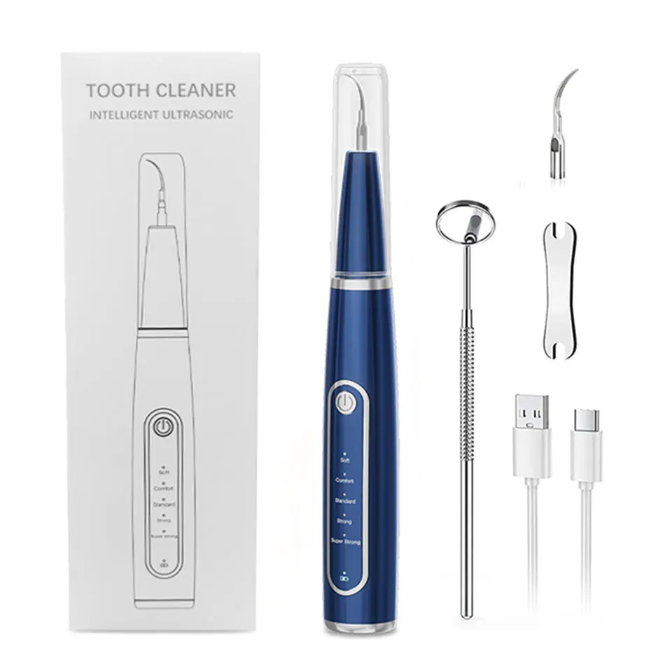 

High Quality Ultrasonic Dental Scaler Tooth Cleaner Teeth Tartar Plaque Remover for Home Use With Dental Tools