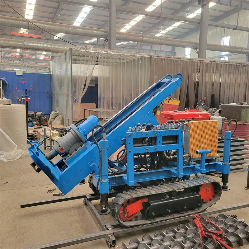Factory Direct 2026 Small Photovoltaic Pile Driver Construction Engineering Crawler DTH Drilling Rig