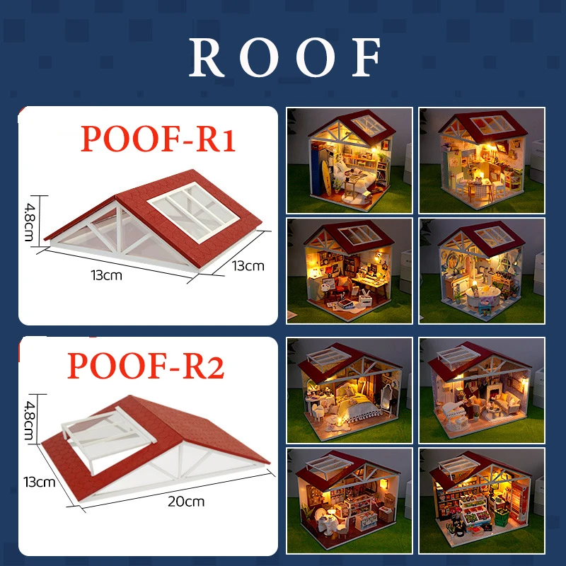 DIY Houten Poppenhuis Mini Slaapkamer Keuken Bakkerij Model Monteer Speelgoed Miniatuur Meubelset Kinderen Volwassen Kerstcadeau Casa