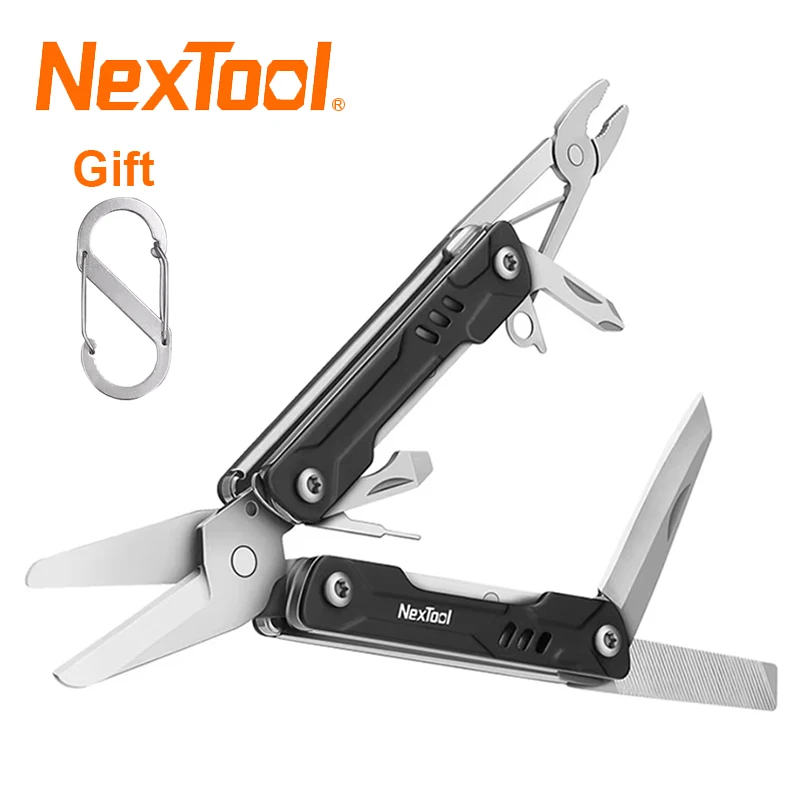 NexTool Mini Sailor Scissors Version 10 in 1 EDC Keychain Multitool Outdoor Mini Pocket Folding Knife Pliers Screwdriver