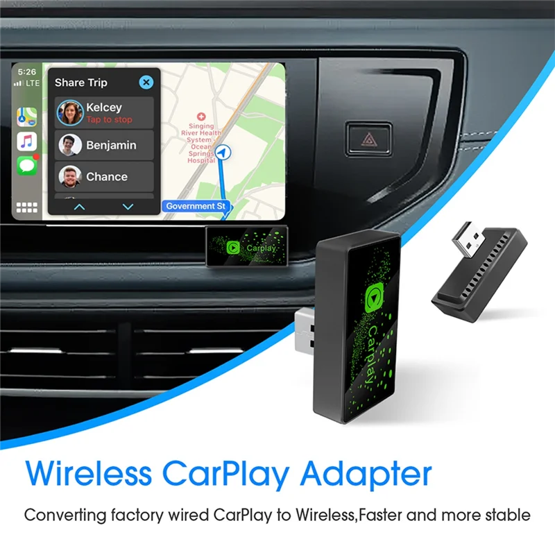 

Classy-Wireless Carplay Adapter For Iphone Benz Honda Ford Chery Volvo Hyundai Porsche VW Jeep Mazda