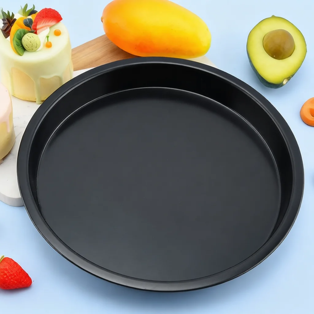 10 Inch Non Stick Pizza Pan Carbon Steel Round Oven Tray Expert Kitchen Cookware For Home Bakery Pastry Mold