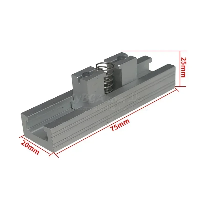 LY BGA Direct Heating Stencil Fixture Chip Clamp Holder Jig New Type Silver Color BGA Soldering Rework Platform Parts