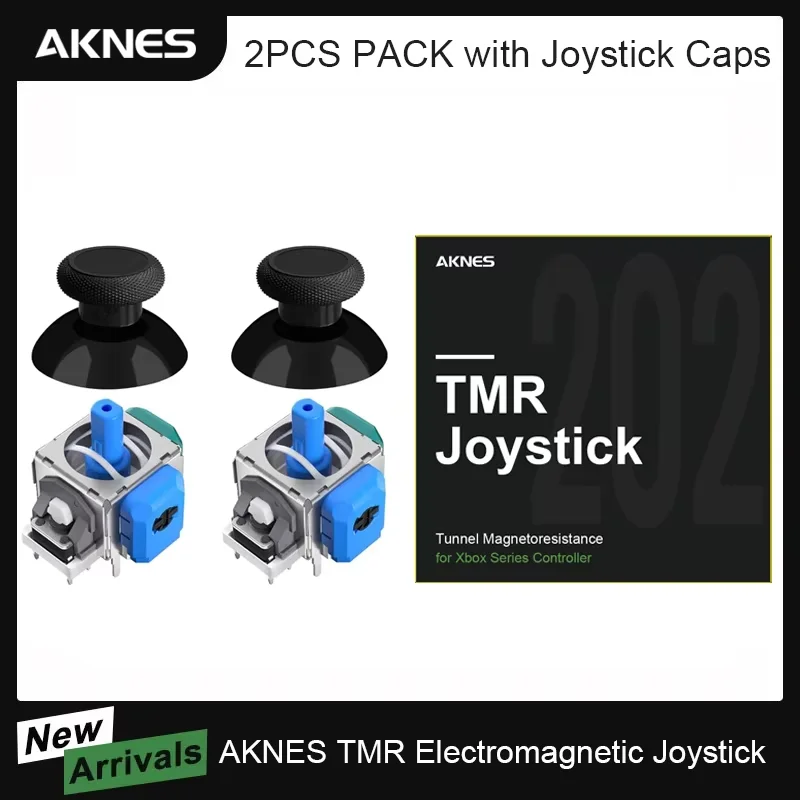 

HALLPI × AKNES TMR Electromagnetic Anti-Drift Joystick for PS4 Xbox Series Switch Pro PS5 Controller Repair Replacement