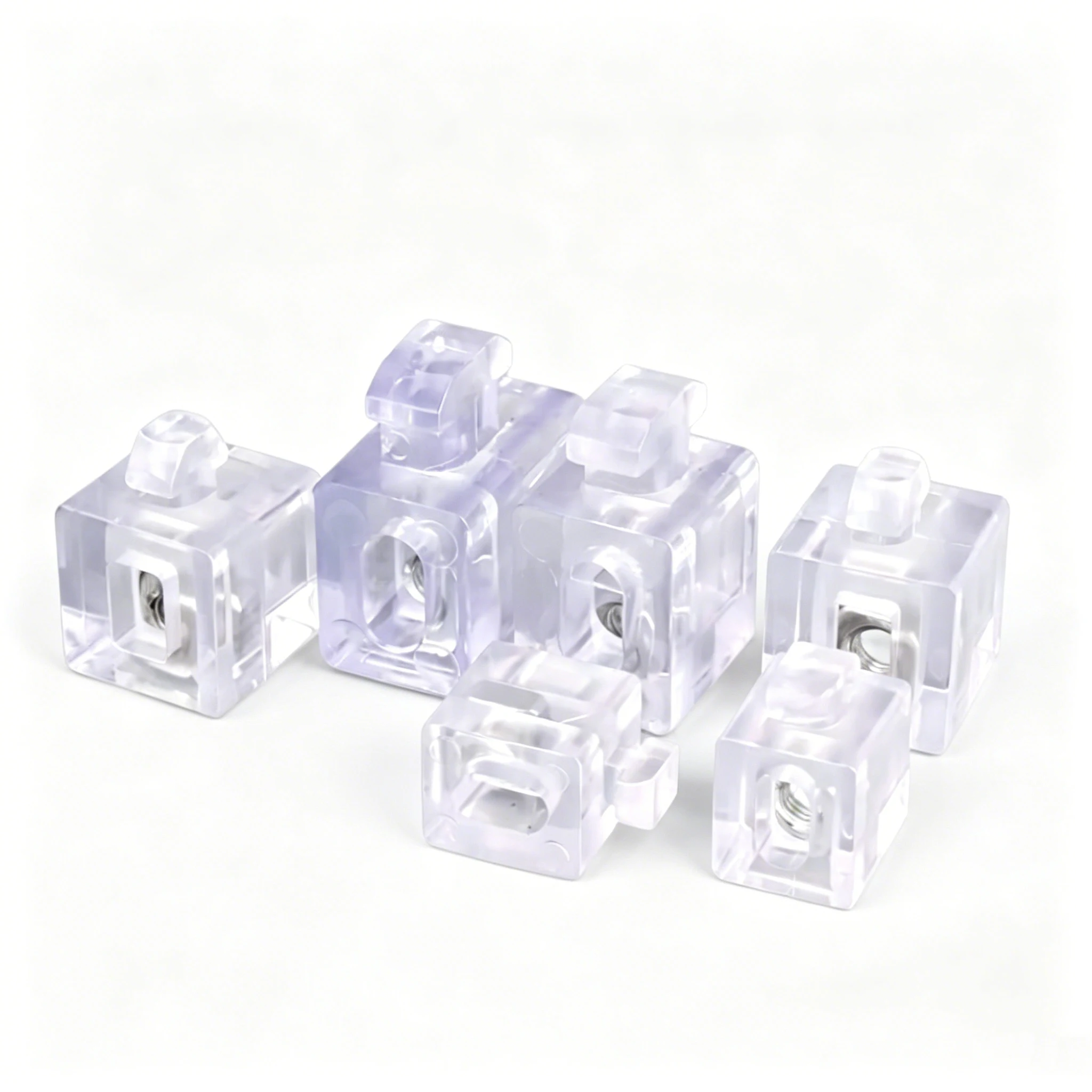 Aluminum Profile Transparent Plastic Particle Block 2020/3030/4040/4545 Industrial Standard Furniture Hardware Accessories