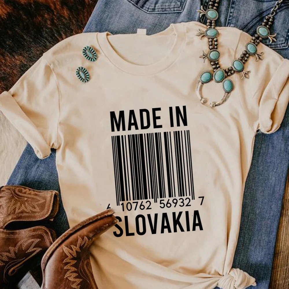 Slovenia Slovakia t shirt women graphic tshirt female streetwear clothes