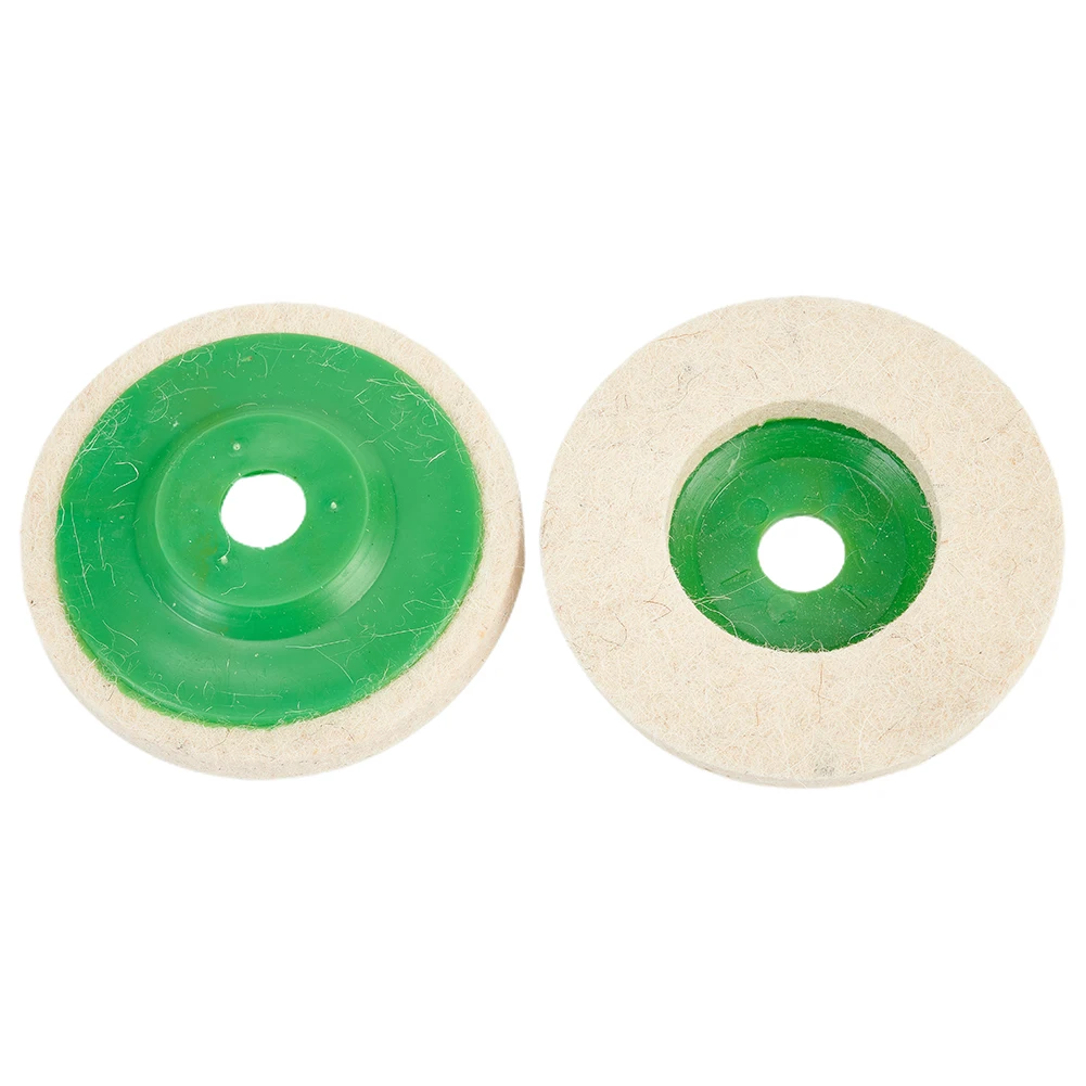 

10pcs 100mm Wool Buffing Polishing Wheels Felt Pad Buffer Polish Discs For Metal Glass Marble Automotive Wooden Floor-Polishing