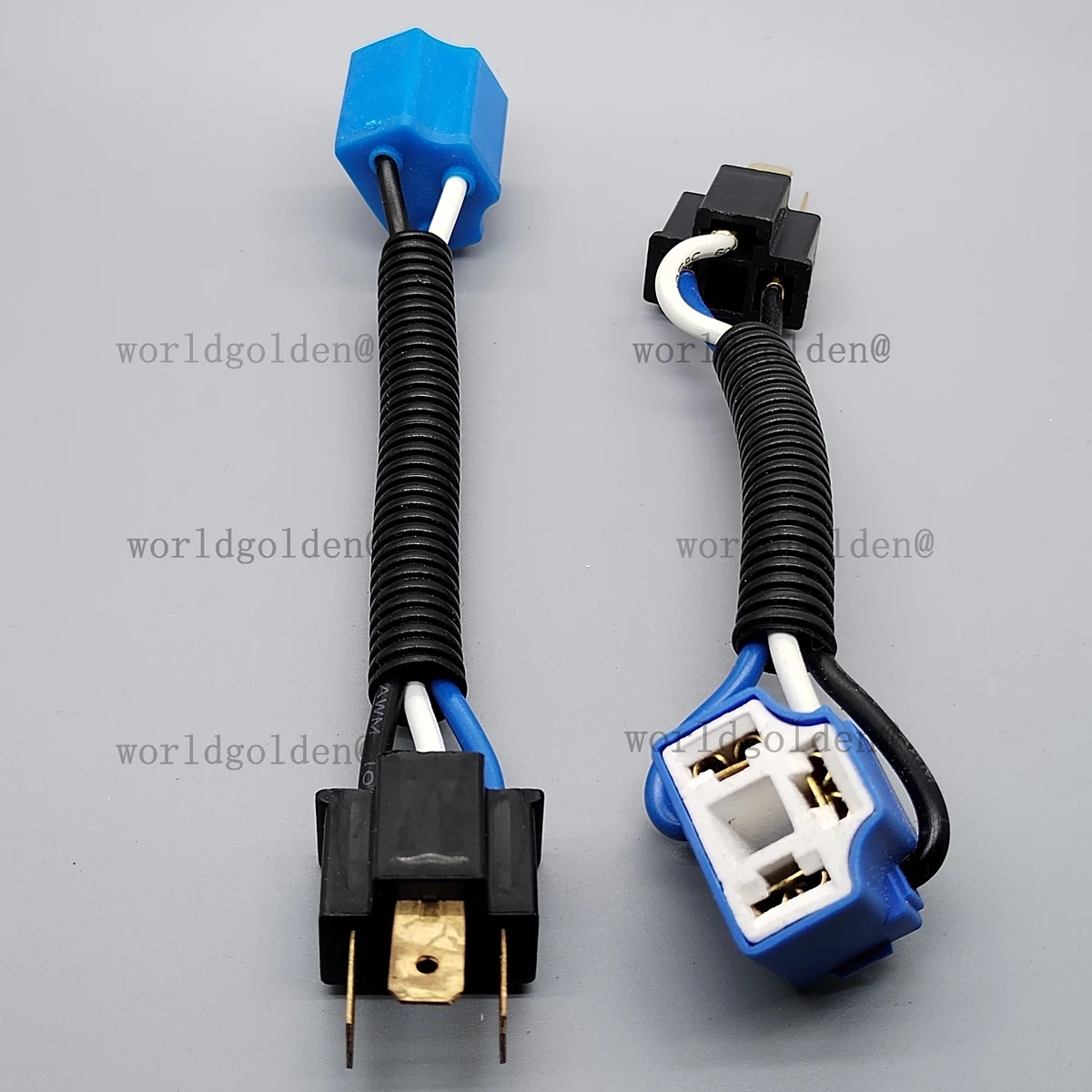 3 Pin 7.8 Series H4-2A Car Light Bulb Plug Ceramic High Temperature Resistant Socket AC Assembly H4 Auto Relay Lamp Holder