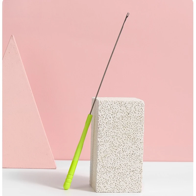 かぎ針編み針、舌付き編み物道具、セーター修理、ビーズアクセサリー、ヘアブレイド、ドレッドロックビーズ用縫い針