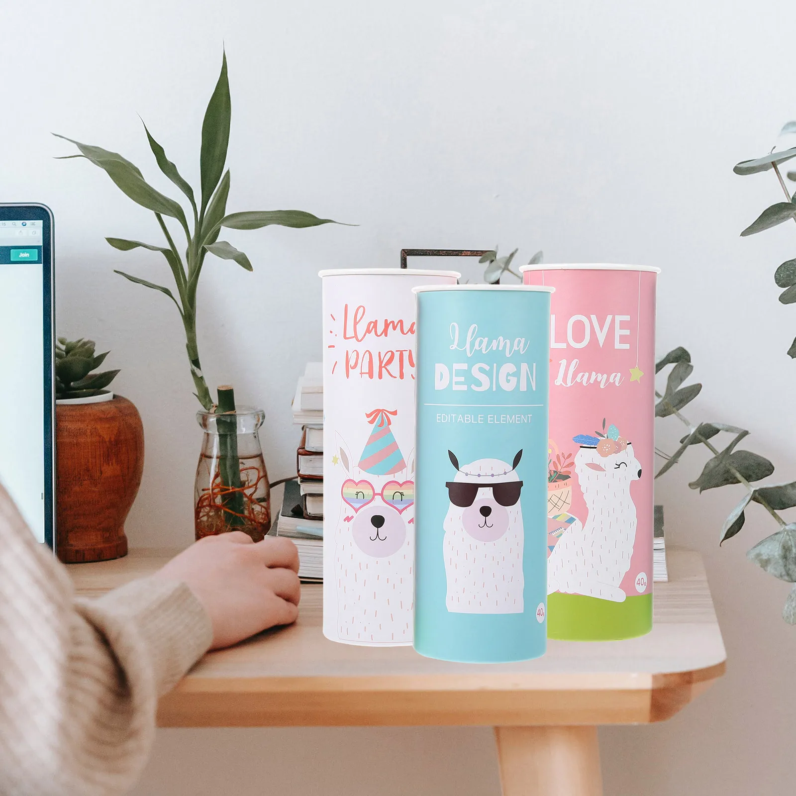 3 個ティッシュシリンダーラウンドティッシュボックスカップホルダー用詰め替え可能な車のティッシュコンテナコンパクトナプキンホルダー車のインテリア装飾