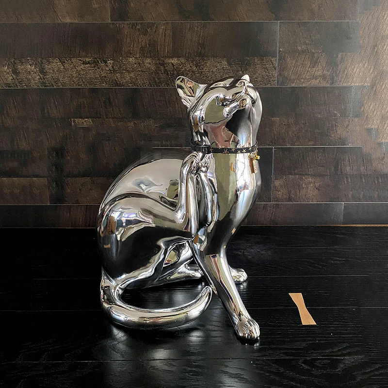 

Домашний декор, искусственные украшения, гальваническое ремесло, скандинавские животные, украшения для крыльца, клуба, гостиной, статуэтка скульптуры