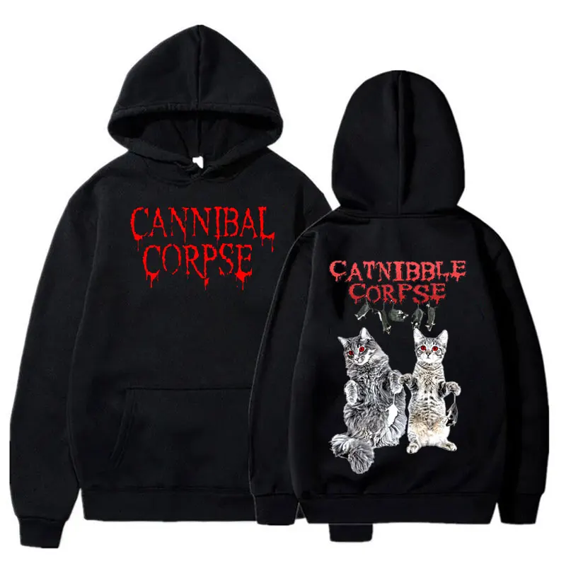 

Boy Girls Brutal Death Metal CANNIBAL CORPSE Print Hoodie Sweatshirt Band Name Logo Hipster Pullover Unisex CANNIBAL CORPSE H